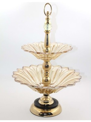 2 Katlı Cam Şekerlik