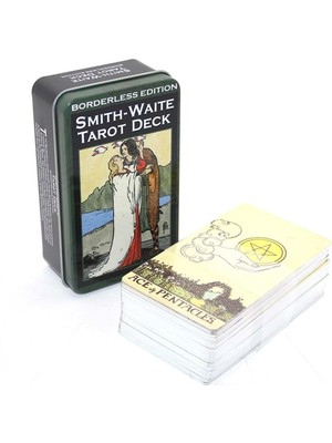 Metal Kutulu Tarot Kartı