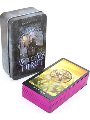 Metal Kutulu Tarot Kartı