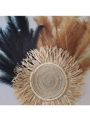 Haki Renkli Doğal Halat Ipi ile Şık Duvar Dekoru ve Süsler