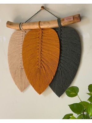 Renkli Makrome Duvar Süsü, Şık ve Naturel Dekorasyon Parçası