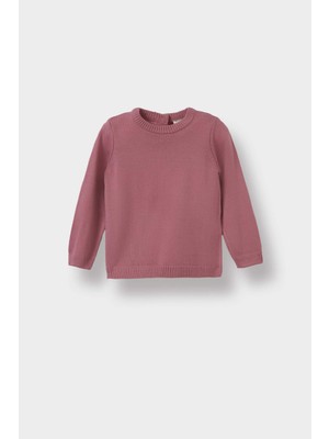 DeFacto Bisiklet Yaka Triko Kazak Kız Bebek X8187A225AU