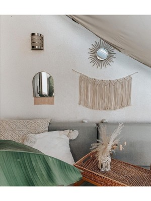 Ekru Makrome Duvar Süsü, Şık ve Hediye Seçeneği