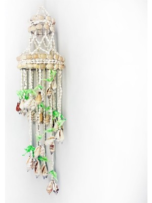 32" Makrome Spiralli Seagull Pembe Dekoratif Duvar Süsü