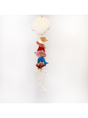 Pembe Yunus Kabuk Sarkaç, Şık ve Enerjik Dekoratif Obje