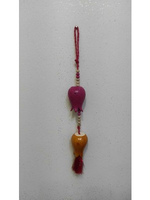 Özel Tasarım Gerçek Çini Nar Duvar Süsü, Şık ve Renkli Dekoratif Aksesuar