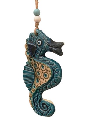 Renkli Seramik Denizatı Duvar Süsü, Ev Dekorasyonu Için Şık ve Neşeli Tasarım