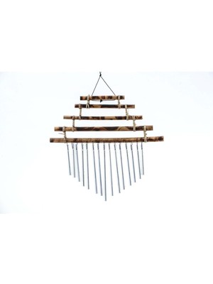 Bambu 5 Katlı Metal Çan, Kahverengi, Şık ve Dayanıklı Tasarım