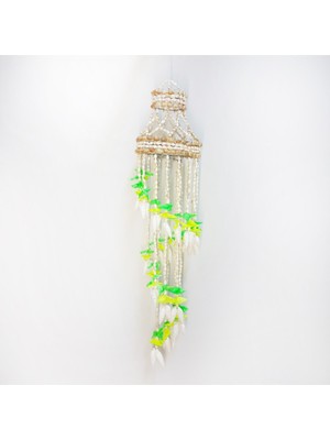 Renkli Küçük Makrome Kabuk Dekorasyon Ögesi