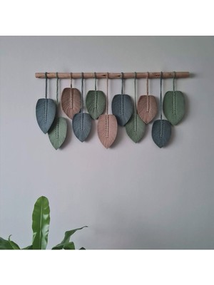 Renkli Makrome Duvar Süsü, Dekoratif ve Şık Tasarım