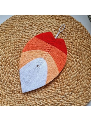 Renkli Makrome Duvar Süsü, Şık ve Doğal Dekorasyon Parçası