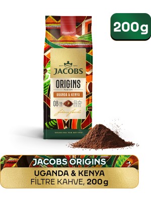 Jacobs Origins Uganda & Kenya Filtre Kahve 200GR