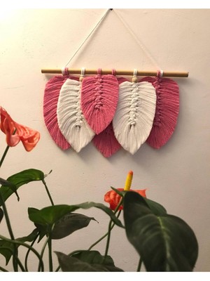 Çok Renkli Makrome Duvar Süsü, Evinize Şıklık ve Renk Katın