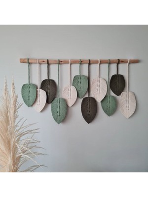 Renkli Makrome Duvar Dekoru, Şık ve Sıcak Atmosfer Için Mükemmel Seçenek