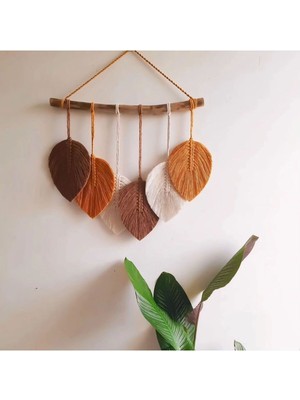 Renkli Makrome Duvar Süsü, Dekoratif ve Şık Tasarım