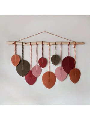 Renkli Makrome Duvar Süsü, Şık ve Zarif Dekorasyon Parçası