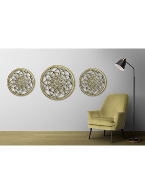 Bej Renkli Geometrik Duvar Tablosu, Modern ve Şık Dekorasyon Için Ideal