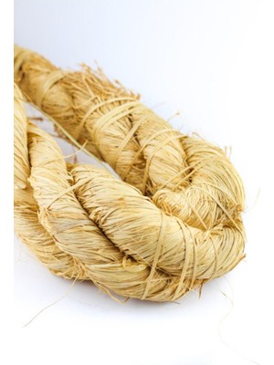 Turuncu Doğal Rafya 1 Kg, El Işi ve Dekoratif Projeler Için Ideal Seçim