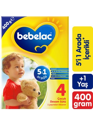 Bebelac 4 Çocuk Devam Sütü 1 Yaş+ 400 Gr