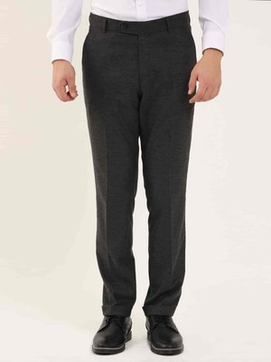 Dufy Koyu Gri Erkek Regular Fit Pantolon