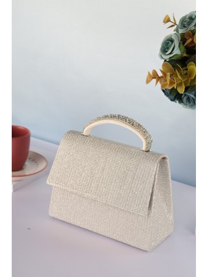 Weembag Çizgili Çupra Taş Saplı Napoli Kadın Çanta