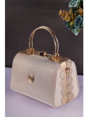 Weem Bag Elysara EB0170 | Inci Sim Çift Metal Saplı Şık Portföy Çanta