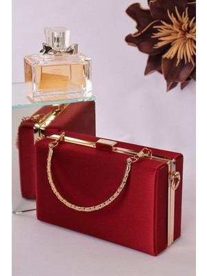 Weem Bag Weembag 107 Kadın Çanta Saten Malzeme Şık Tasarım 18x11x6 cm