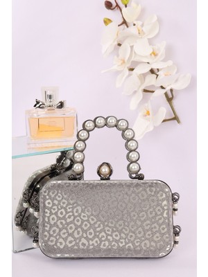 Weem Bag 714 Inci Saplı Desenli Abiye Çanta