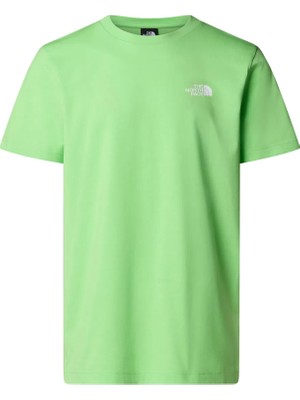 The North Face M Ss Sımple Dome Tee Erkek Nefes Alabilen Kumaşlı Günlük Tişört Doğa Yürüyüşü İçin