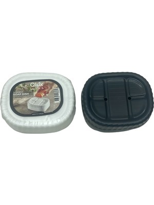 Set Üstü Katı Sabunluk Kapaklı Plastik (5224)