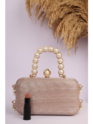 Weem Bag 714 Büyüleyici Cinderella Inci Saplı Abiye Çanta