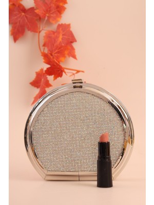 Weem Bag 821 Yuvarlak Taş Işlemeli Abiye Çanta