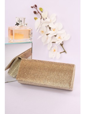 Weem Bag 255 Çizgili Taşlı Göz Alıcı Çupra Abiye Çanta