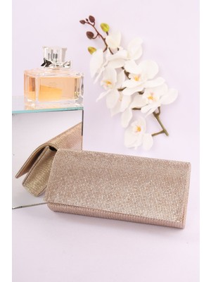 Weem Bag 255 Çizgili Taşlı Göz Alıcı Çupra Abiye Çanta