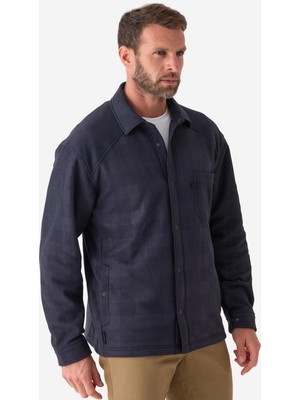 Solognac Erkek Uzun Kollu Oduncu Gömleği - Mavi - Avcılık ve Doğa Gözlemi - 100