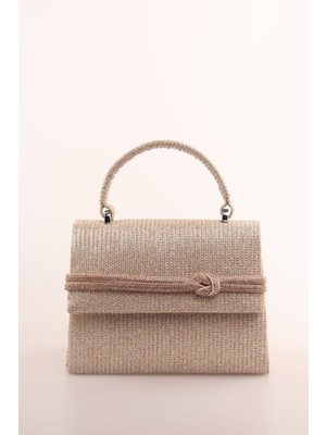 Weembag Çizgili Çupra Saplı Düğüm Şerit Venezia Kadın Çanta