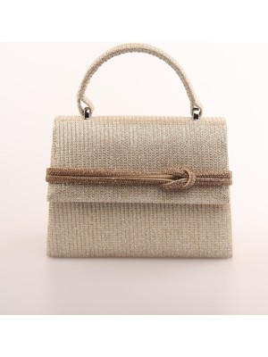 Weembag Çizgili Çupra Saplı Düğüm Şerit Venezia Kadın Çanta