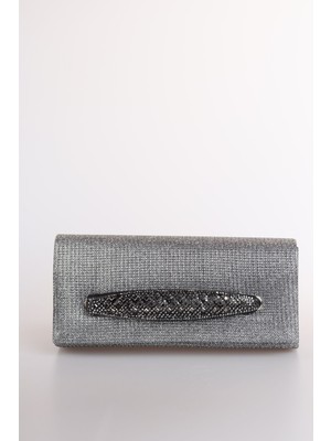 Weem Bag 260 Çizgili Çupra Saplı Kapaklı Abiye Çanta | Modern Abiye Çanta