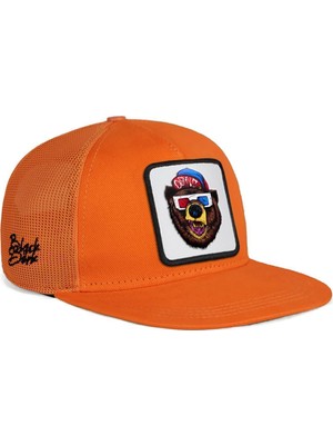  Hip Hop Kids Ayı Logolu Turuncu Çocuk Beyzbol Şapka