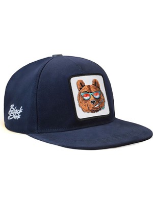  Hip Hop Kids Ayı Logolu Lacivert Çocuk Beyzbol Şapka