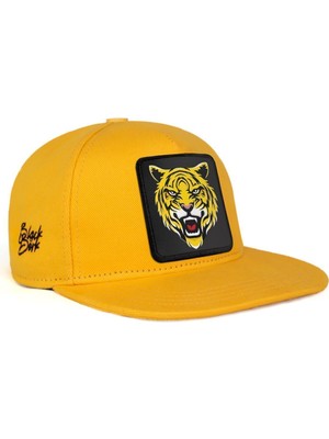  Hip Hop Kids Kaplan Logolu Sarı Çocuk Beyzbol Şapka