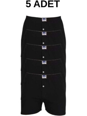 Berrak Penye 5'li Erkek Boxer Rahat Bol Kesim Abani Classic