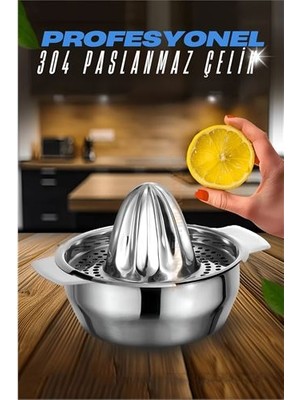 Modacar Limon Sıkacağı 304 Paslanmaz Çelik Meyve Sıkacağı  Profesyonel