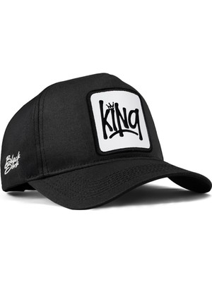  King Logolu Siyah Beyzbol Şapka