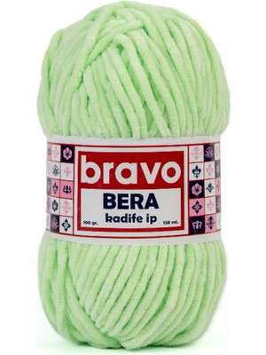 Bera Kadife Iplik 100 gr 120 Metre (Renk Kodu: 941) Nil Yeşil