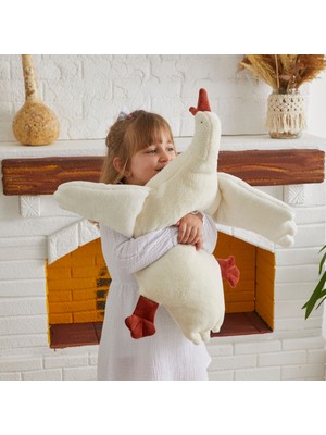 Capella Toys Hugges Oyun ve Uyku Arkadaşı Yumuşak Welsoft Kumaş 90 cm Doğal Güvenli Bebek Oyuncağı