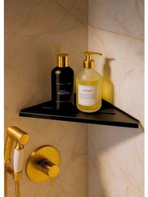 Metal Köşe Tipi Duş Rafı (Şampuanlık – Sabunluk)