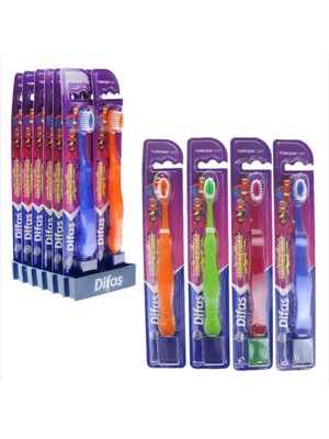Prestij Sanal Market Difaş For Kids Yumuşak Uç Diş Fırçası 12 Adet