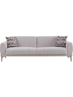 Bellona Porto Üçlü Koltuk Menna Krem