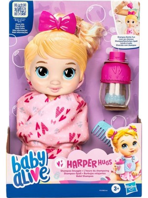 Nessiworld F9119 Baby Alive Şampuan Sevgisi Sarışın Bebek +3 Yaş